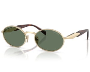 Óculos de Sol Prada Signature Dourado PR65ZS ZVN70L-55