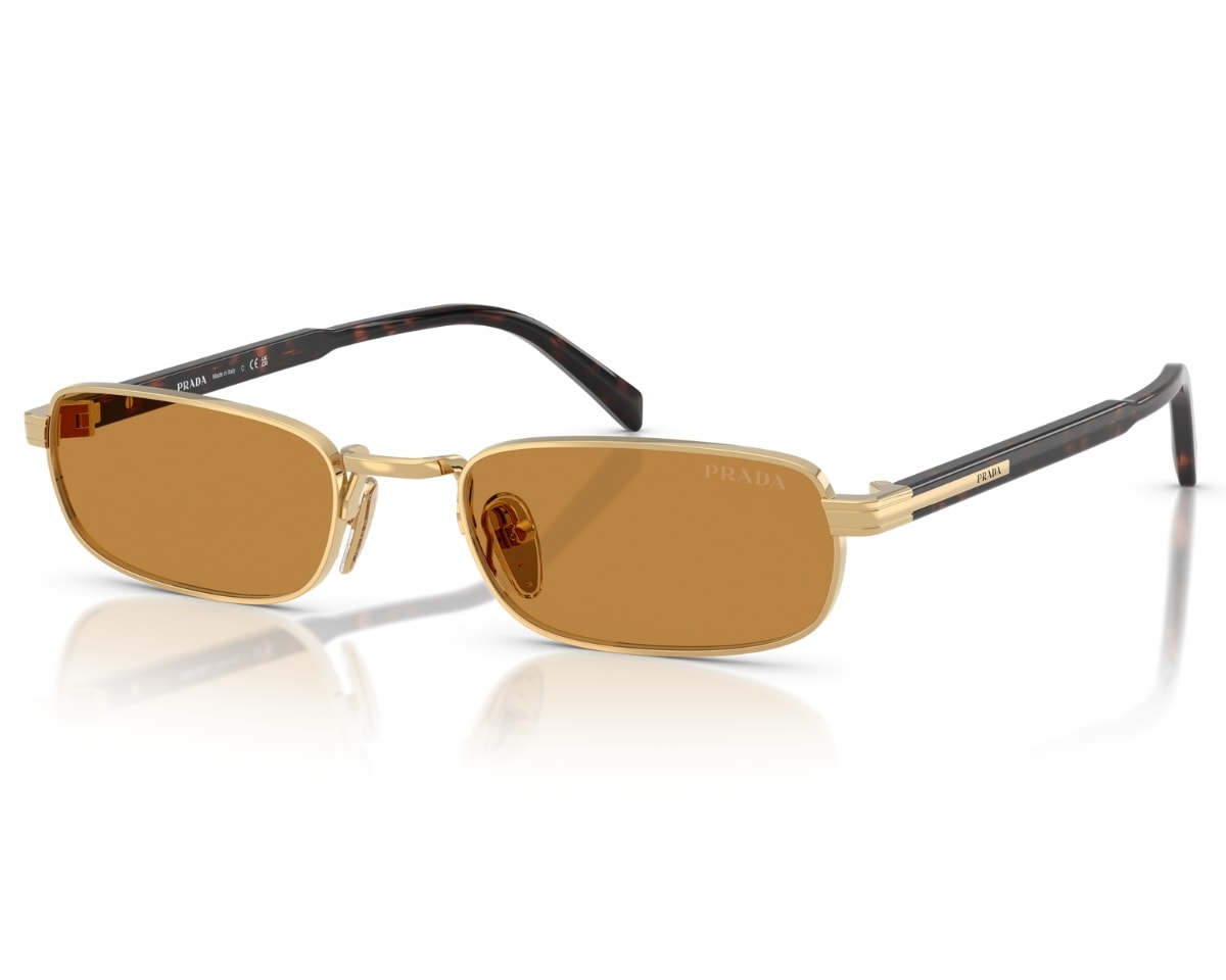 Óculos de Sol Prada Signature Dourado PRB54S 5AK50P-54 - Officina 7