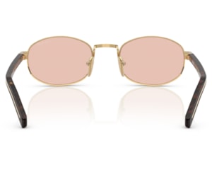 Óculos de Sol Prada Signature Dourado Rosa PRB53S 5AK50V-52