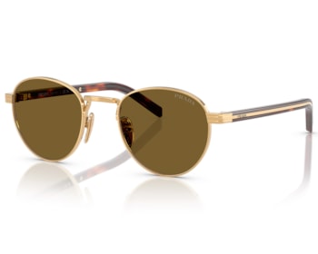 Óculos de Sol Prada Signature Gold PRB52S 5AK09Z-49