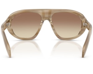 Óculos de Sol Prada Signature Marrom Listrado PRC05S 25P21C-57