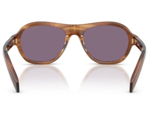 Óculos de Sol Prada Signature Marrom Listrado PRD14S 25O70W-54