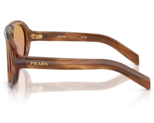 Óculos de Sol Prada Signature Marrom PRC05S 25O04N-57