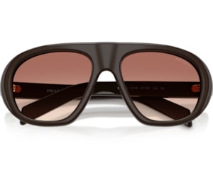Óculos de Sol Prada Signature Marrom PRC05S 27I70X-57