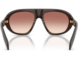Óculos de Sol Prada Signature Marrom PRC05S 27I70X-57