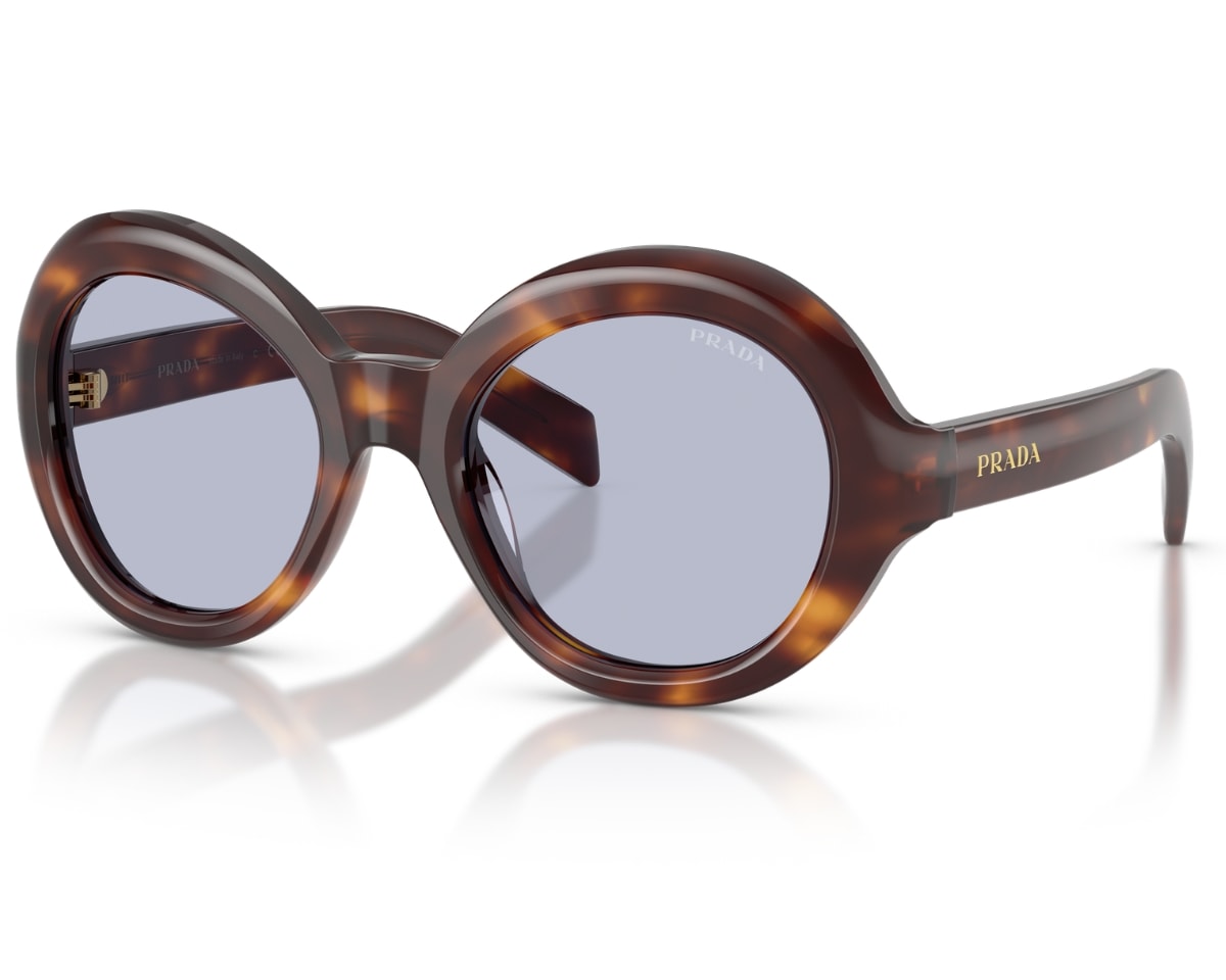 Óculos de Sol Prada Signature Marrom Tartaruga PRD08SU 15W30X-53