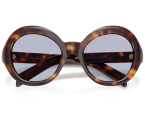Óculos de Sol Prada Signature Marrom Tartaruga PRD08SU 15W30X-53