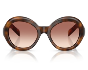 Óculos de Sol Prada Signature Marrom Tartaruga PRD08SU 20D70X-53