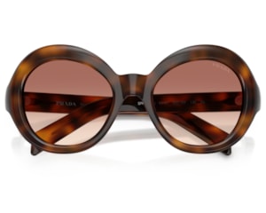 Óculos de Sol Prada Signature Marrom Tartaruga PRD08SU 20D70X-53