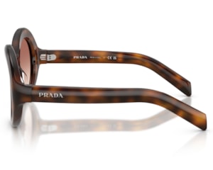 Óculos de Sol Prada Signature Marrom Tartaruga PRD08SU 20D70X-53