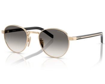 Óculos de Sol Prada Signature Pale Gold Grey PRB52S ZVN02C-49