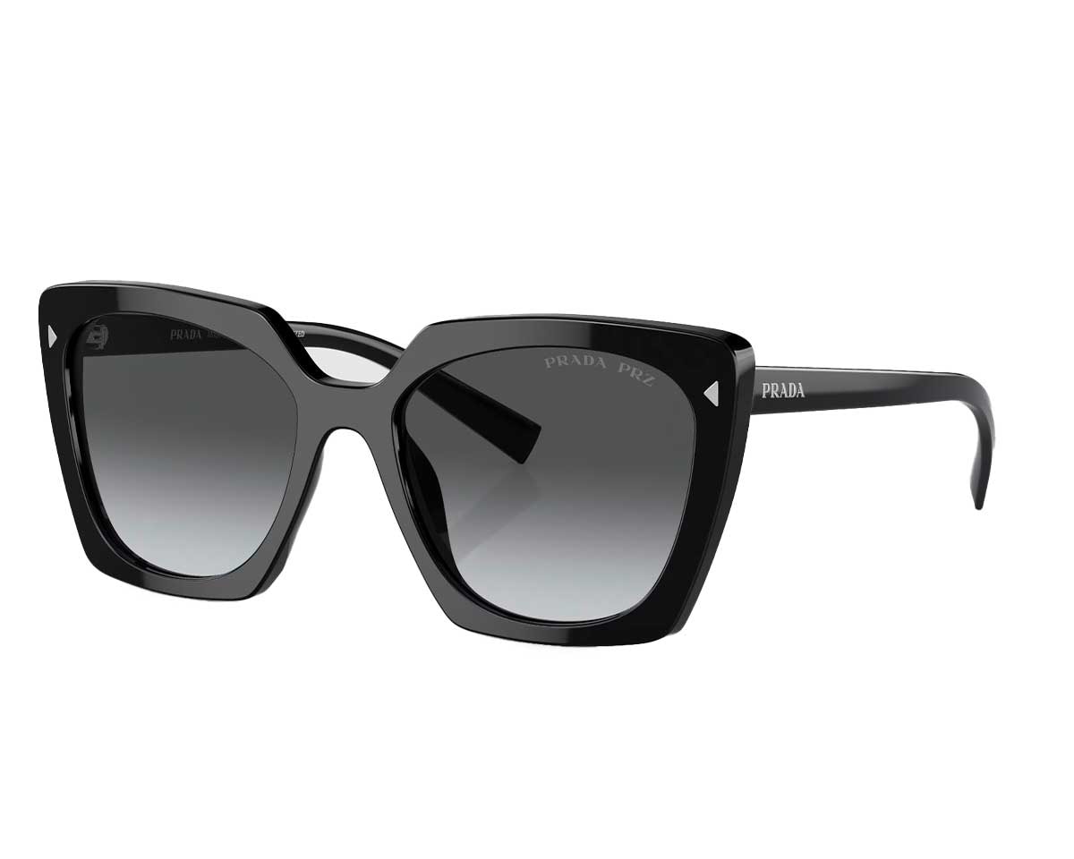 Óculos de Sol Prada Signature Polarizado PR23ZS 1AB5W1-54 - Officina 7