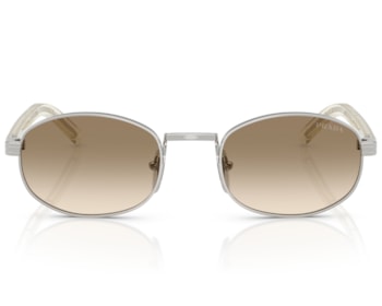 Óculos de Sol Prada Signature Prata PRB53S 1BC80K-52