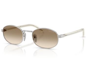 Óculos de Sol Prada Signature Prata PRB53S 1BC80K-52