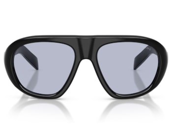 Óculos de Sol Prada Signature Preto Azul PRC05S 16K30X-57