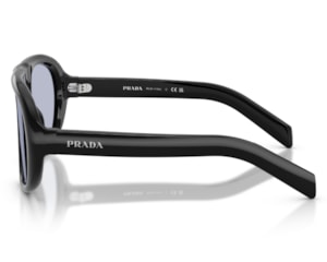 Óculos de Sol Prada Signature Preto Azul PRC05S 16K30X-57