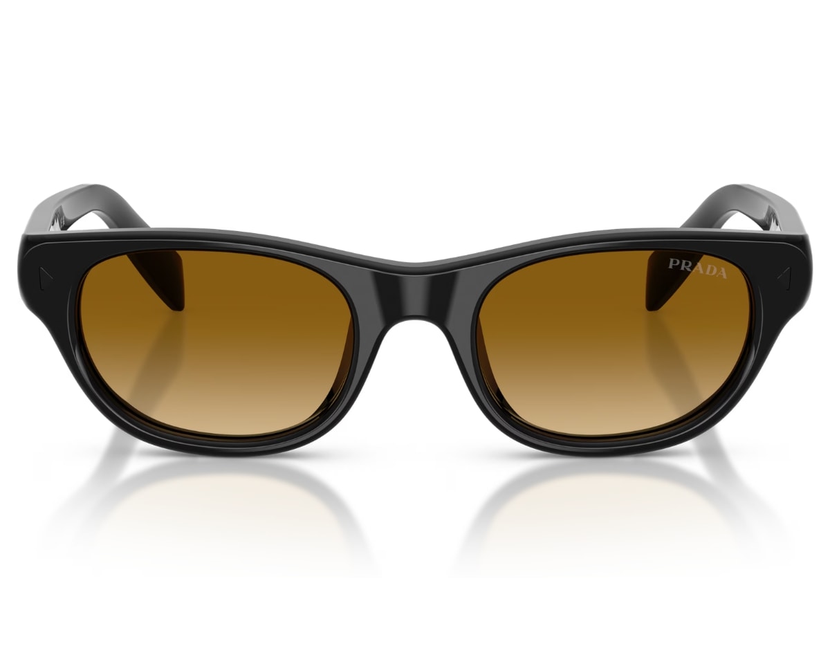 Óculos de Sol Prada Signature Preto PRA01S 16K08Z-53 - Officina 7