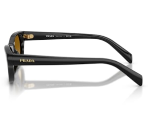 Óculos de Sol Prada Signature Preto Brilho PRC08S 16K10X-50