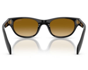 Óculos de Sol Prada Signature Preto Brilho PRC08S 16K10X-50