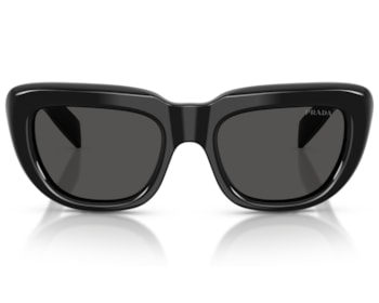 Óculos de Sol Prada Signature Preto Brilho PRD07S 16K08Z-53