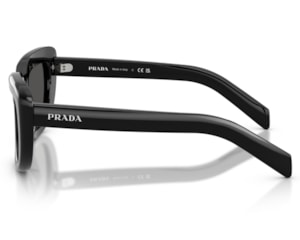 Óculos de Sol Prada Signature Preto Brilho PRD07S 16K08Z-53