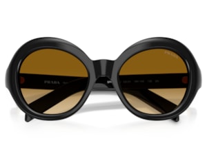Óculos de Sol Prada Signature Preto Brilho PRD08SU  16K10X-53
