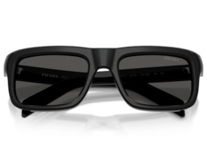 Óculos de Sol Prada Signature Preto Brilho PRD11S 16K08Z-54