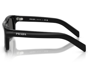 Óculos de Sol Prada Signature Preto Brilho PRD11S 16K08Z-54