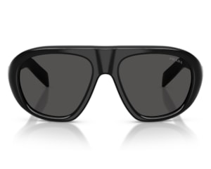  Óculos de Sol Prada Signature Preto Cinza PRC05S 16K08Z-57