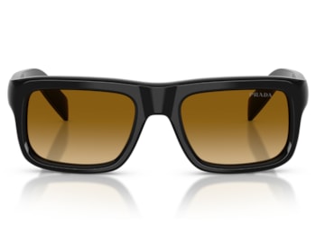 Óculos de Sol Prada Signature Preto Marrom PRD11S 16K10X-54