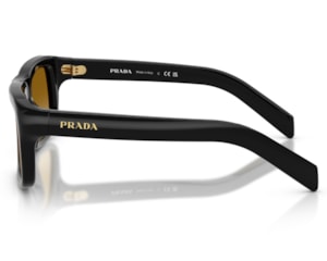 Óculos de Sol Prada Signature Preto Marrom PRD11S 16K10X-54