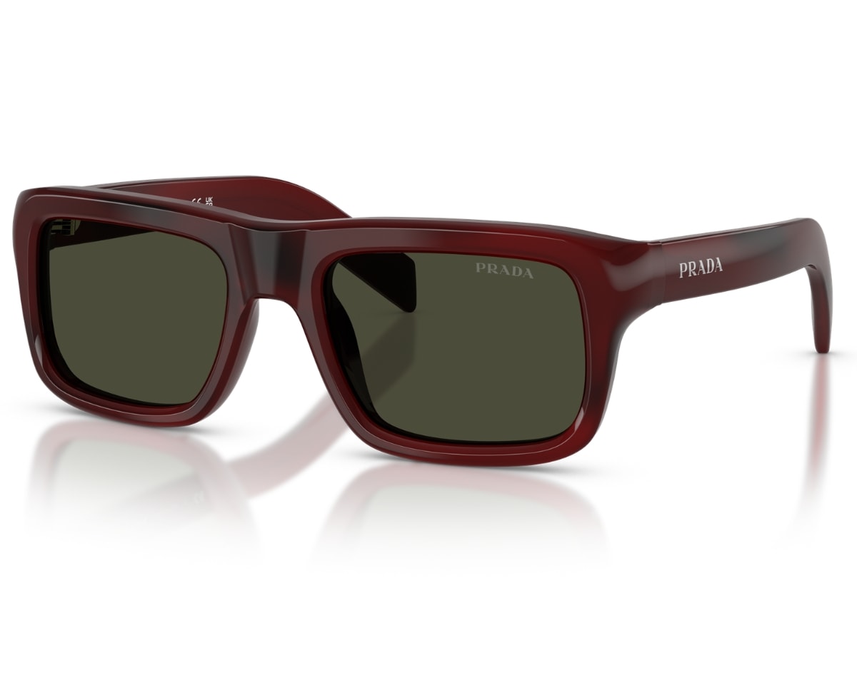 Prada ジャケット　50 ボルドー Óculos de Sol Prada Signature Vinho Tartaruga PRD11S 25J50X-54