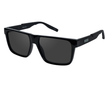 Óculos de Sol Puma Rubber Eyes Preto Brilho PU0315S 001-56