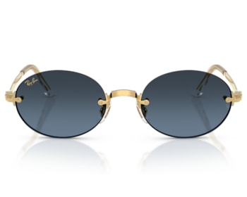  Óculos de Sol Ray Ban A$ap Rocky Dourado Azul RB3929 001S2-54