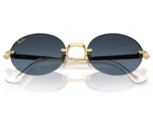  Óculos de Sol Ray Ban A$ap Rocky Dourado Azul RB3929 001S2-54