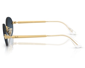  Óculos de Sol Ray Ban A$ap Rocky Dourado Azul RB3929 001S2-54