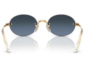  Óculos de Sol Ray Ban A$ap Rocky Dourado Azul RB3929 001S2-54