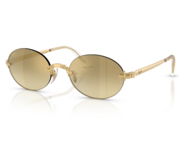 Óculos de Sol Ray Ban A$ap Rocky Dourado Marrom RB3929 0018H-54