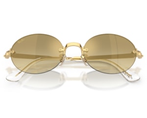 Óculos de Sol Ray Ban A$ap Rocky Dourado Marrom RB3929 0018H-54