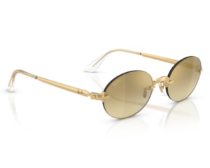 Óculos de Sol Ray Ban A$ap Rocky Dourado Marrom RB3929 0018H-54