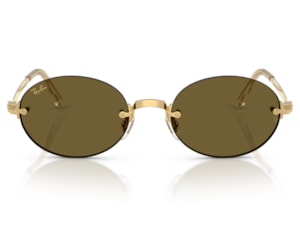 Óculos de Sol Ray Ban A$ap Rocky Dourado Polarizado RB3929 00183-54