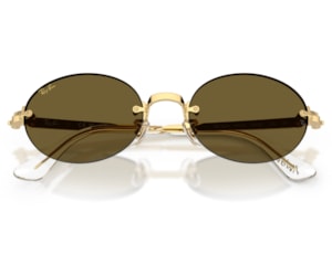 Óculos de Sol Ray Ban A$ap Rocky Dourado Polarizado RB3929 00183-54