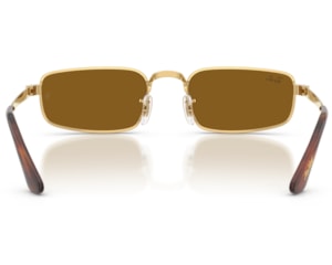 Óculos de Sol Ray Ban A$ap Rocky Metal Dourado Marrom RB3927 00133-54