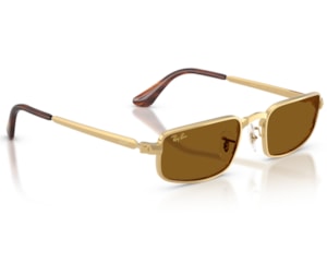 Óculos de Sol Ray Ban A$ap Rocky Metal Dourado Marrom RB3927 00133-54