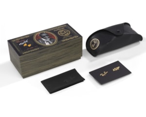 Óculos de Sol Ray Ban A$ap Rocky Metal Dourado Marrom RB3927 00133-54