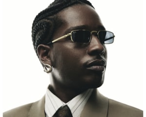 Óculos de Sol Ray Ban A$ap Rocky Metal Dourado Verde RB3927 00131-54