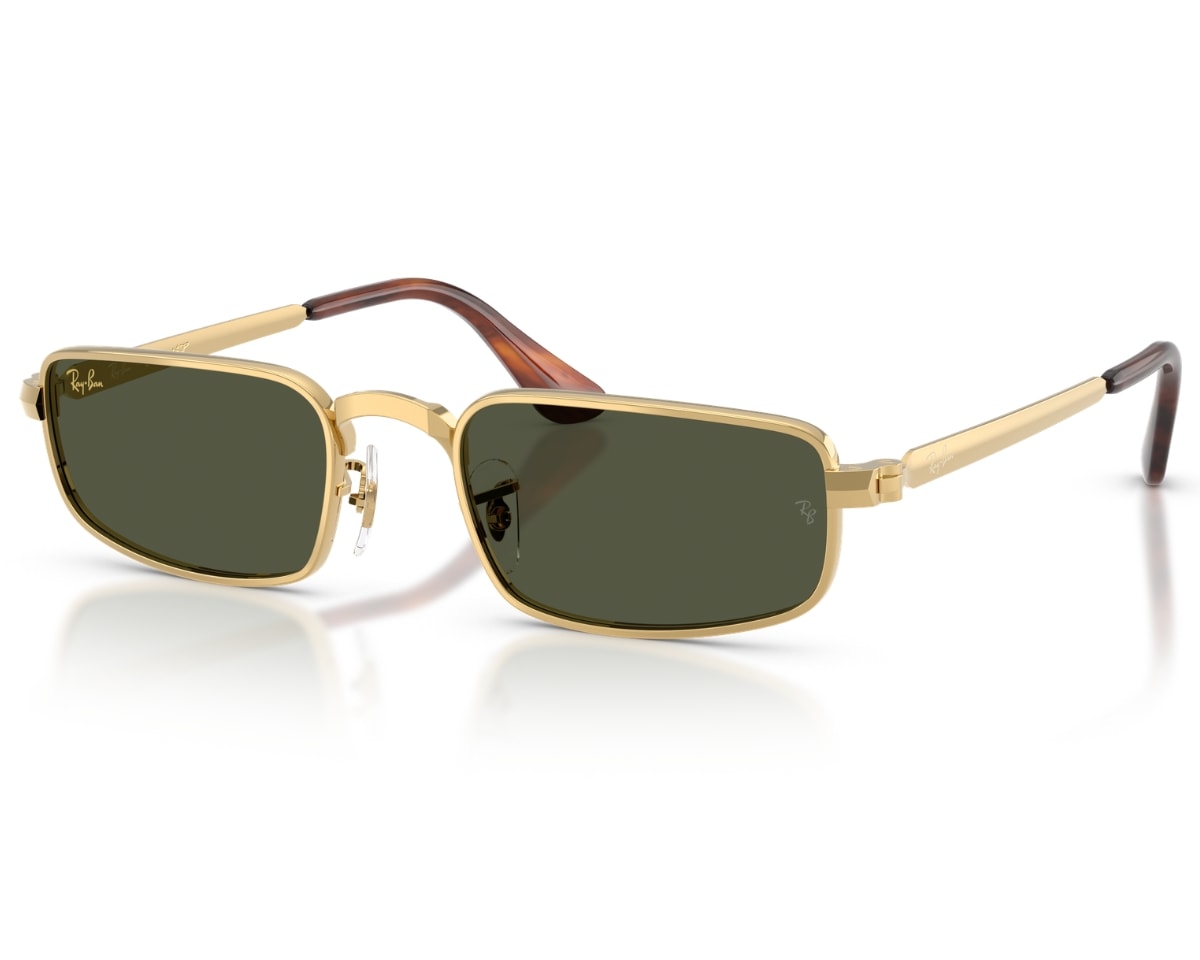 Óculos de Sol Ray Ban A$ap Rocky Metal Dourado Verde RB3927 00131