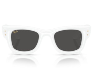 Óculos de Sol Ray Ban A$ap Rocky Wayfarer Puffer Branco RB4940 67187-47