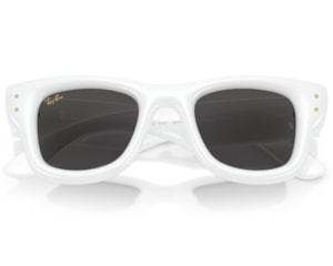 Óculos de Sol Ray Ban A$ap Rocky Wayfarer Puffer Branco RB4940 67187-47