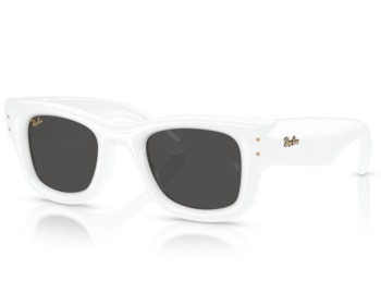 Óculos de Sol Ray Ban A$ap Rocky Wayfarer Puffer Branco RB4940 67187-47